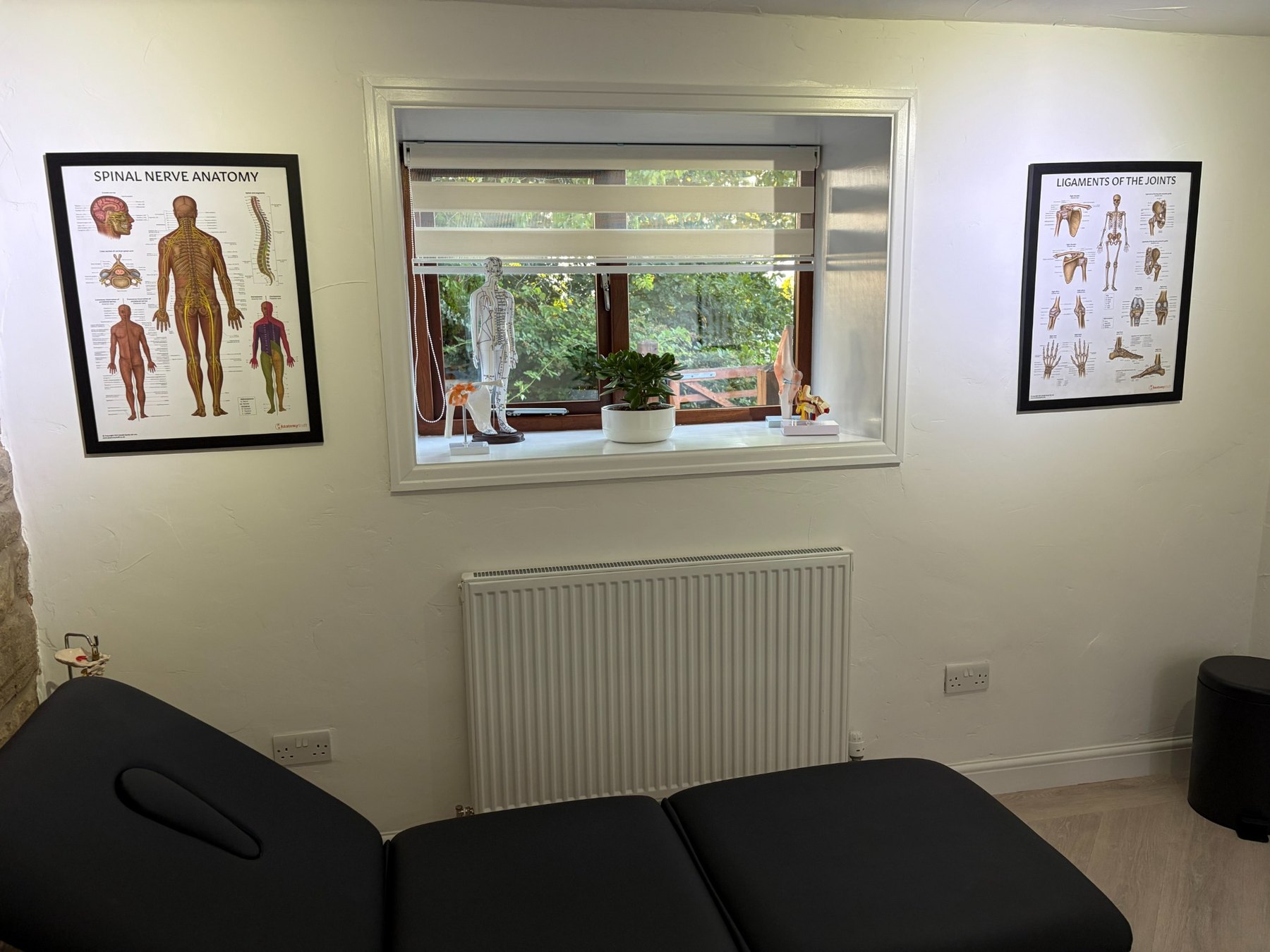 Restore Physiotherapy treatment room window